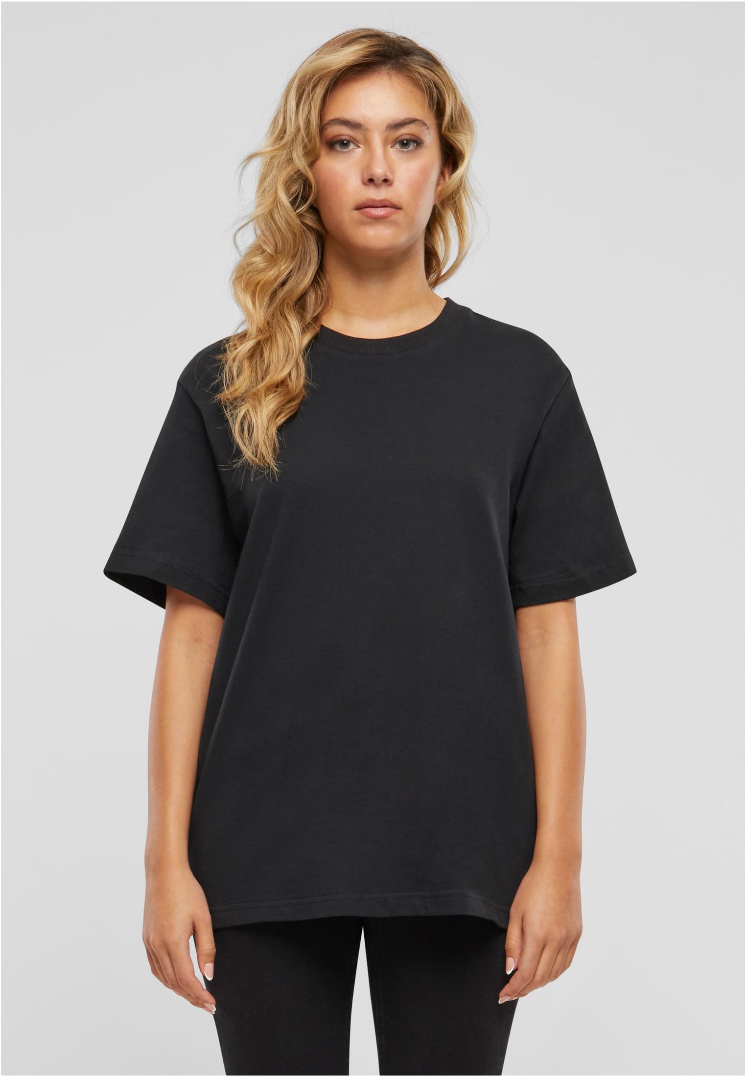 Oversized T-Shirt Damen schwarz