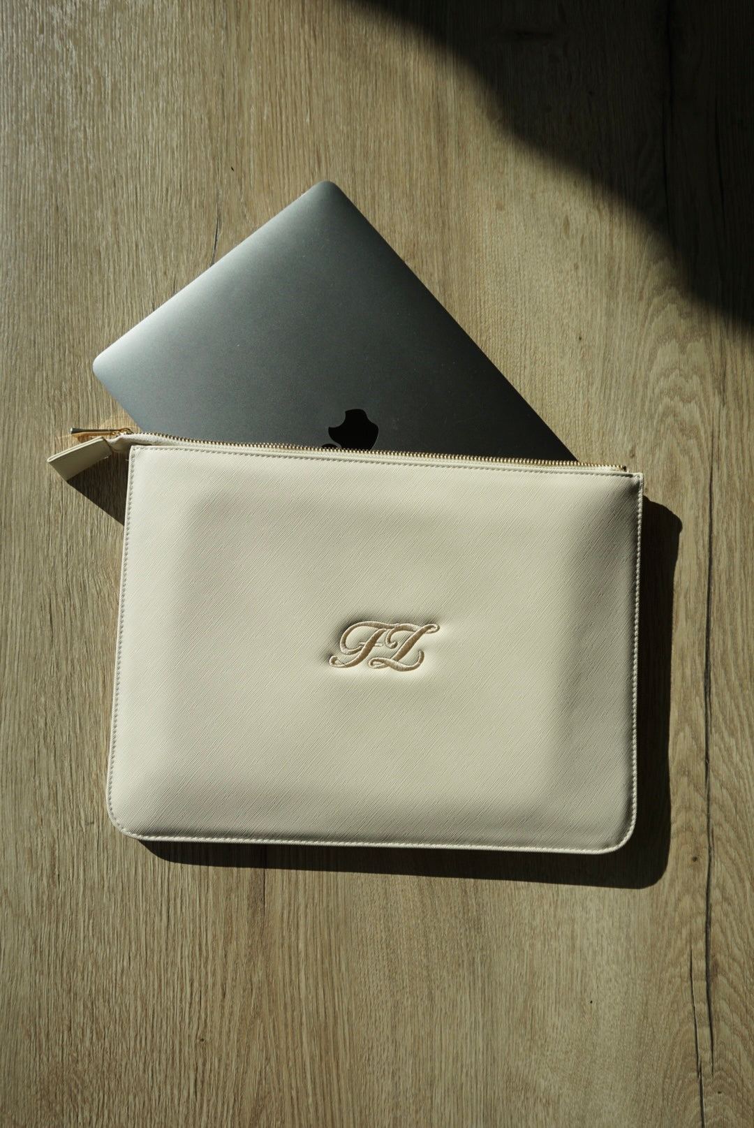 Laptoptasche beige