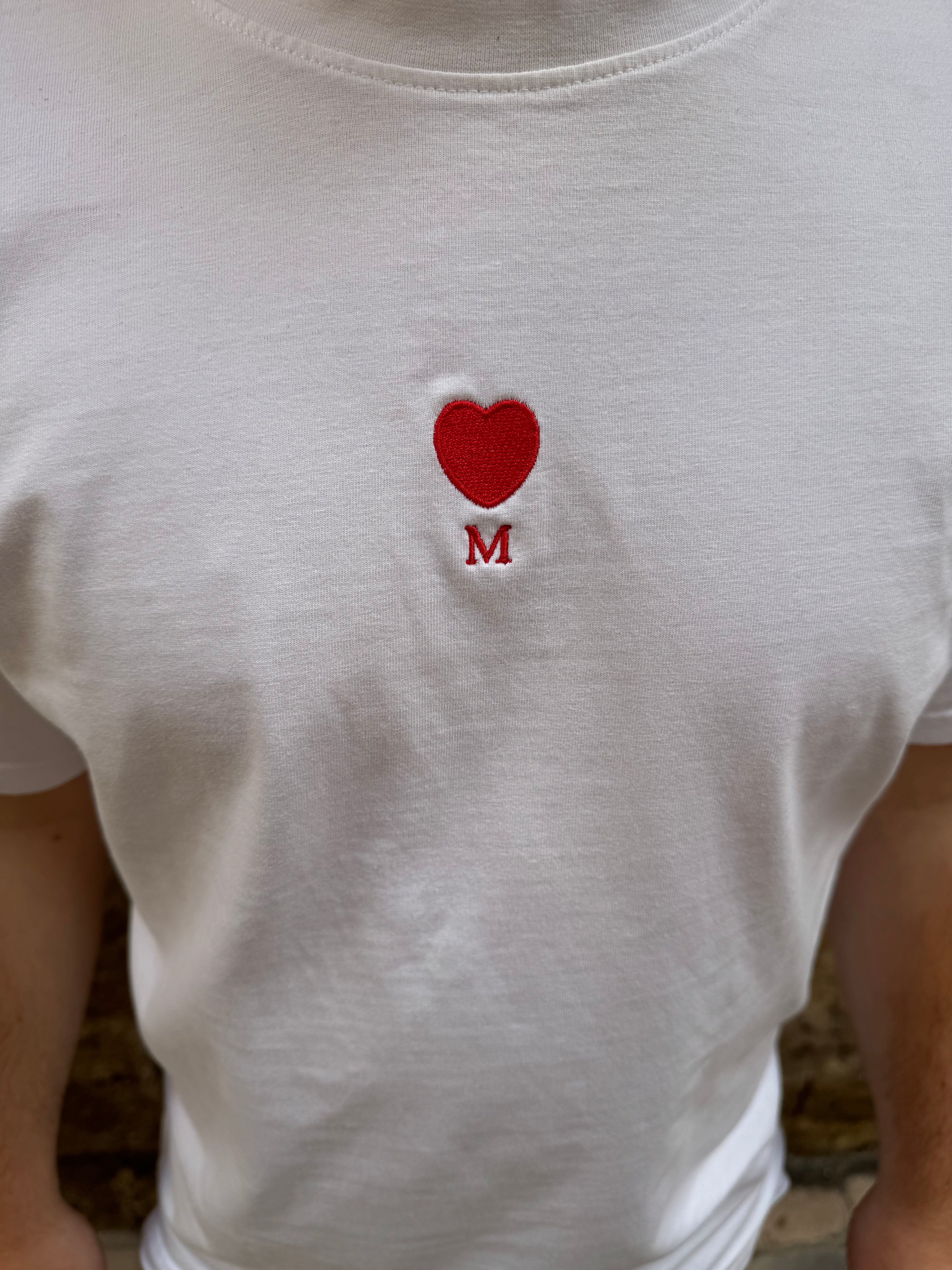 Heart Herren T-Shirt weiß